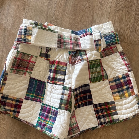 Sezane plaid quilted shorts - Picture 2 of 3